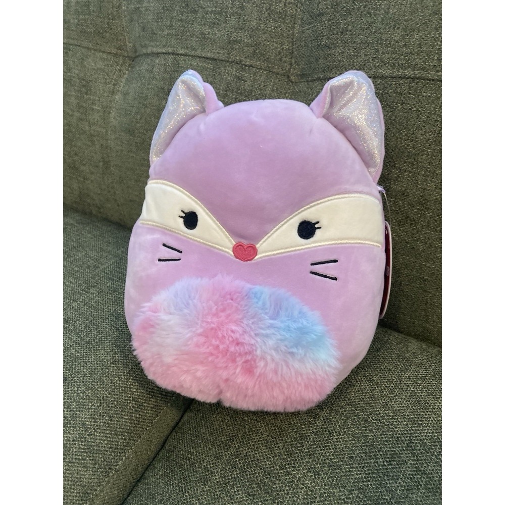 Squishmallows Fay the Fox Plush 12" Pink Purple Pastel NWT Kellytoy Jazwares